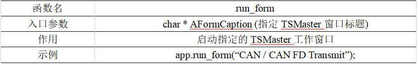 run_form函数说明